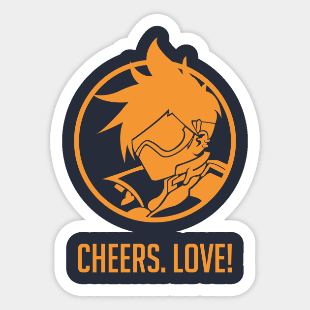 Cheers, Love Sticker by moonqiqi